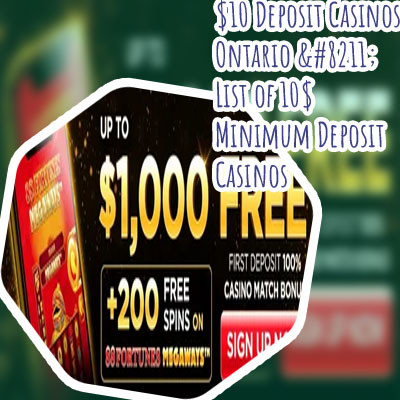10 dollar deposit online casino